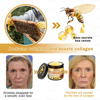 🌿𝐏𝐔𝐑𝐎𝐒𝐀® 8-𝑰𝒏-1 𝑩𝒆𝒆 𝑽𝒆𝒏𝒐𝒎 & 𝑻𝒂𝒍𝒍𝒐𝒘 𝑺𝒌𝒊𝒏 𝑭𝒊𝒓𝒎𝒊𝒏𝒈 & 𝑻𝒓𝒆𝒂𝒕𝒎𝒆𝒏𝒕 𝑪𝒓𝒆𝒂𝒎 Anti-aging, Hydrating, Skin Repair, Even Tone, Acne and Dark Spot Treatment, Wart and Mole Removal, Psoriasis Relief